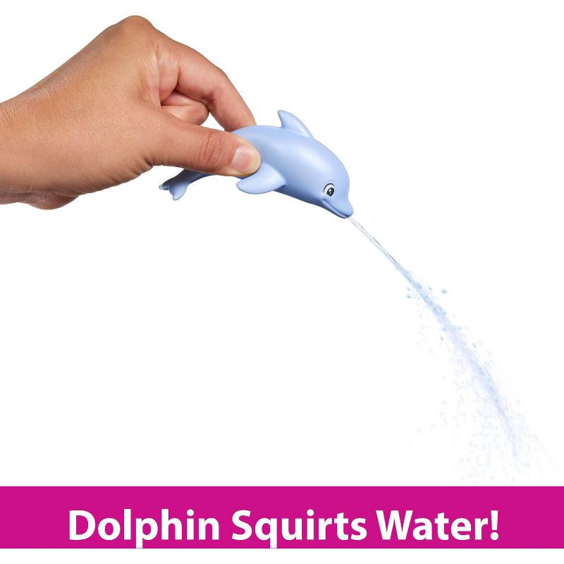 slide 3 of 6, Disney Princess Ocean Friends Ariel Swimming Mermaid Doll with Squirt Toy, Figure & 4 Accessories, 1 ct