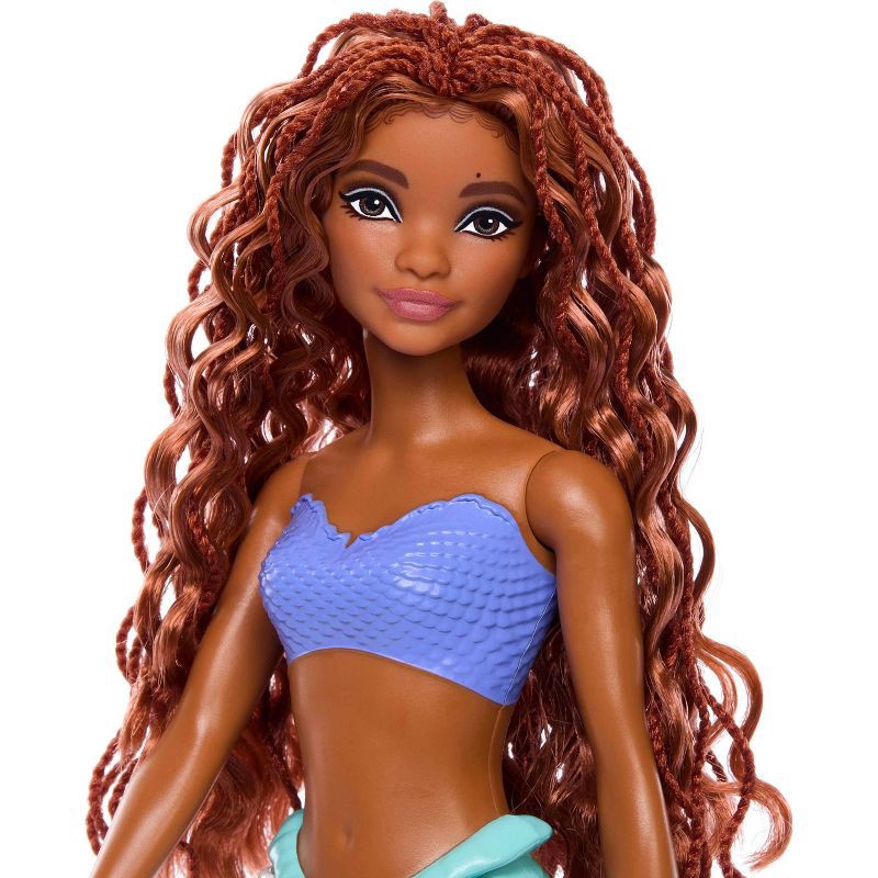 slide 2 of 6, Disney Princess Ariel Mermaid Doll with Sparkling Fin, Inspired by The Little Mermaid, 1 ct