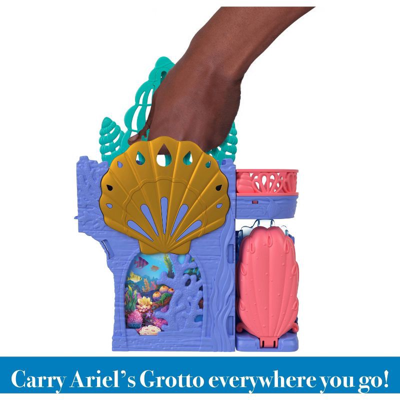slide 3 of 6, Disney Princess Ariel Storytime Stackers Doll House with Mermaid Small Doll & 10 Accessories, 1 ct