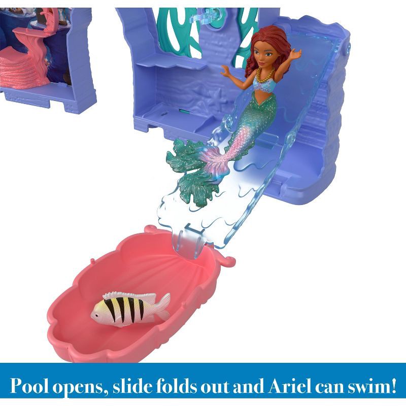 slide 4 of 6, Disney Princess Ariel Storytime Stackers Doll House with Mermaid Small Doll & 10 Accessories, 1 ct
