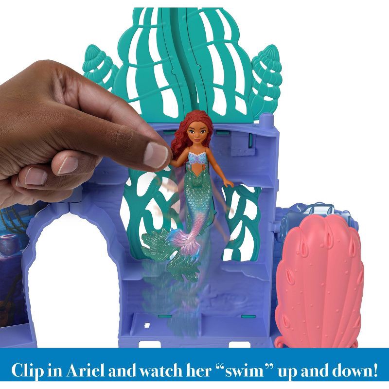 slide 5 of 6, Disney Princess Ariel Storytime Stackers Doll House with Mermaid Small Doll & 10 Accessories, 1 ct