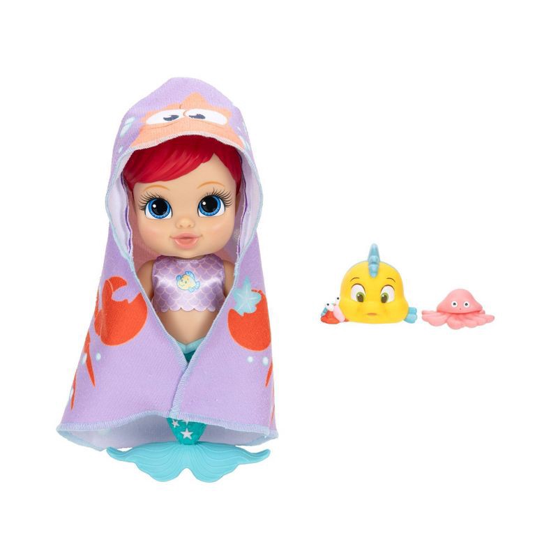 slide 3 of 13, Disney Princess Ariel Baby Bath Doll, 1 ct