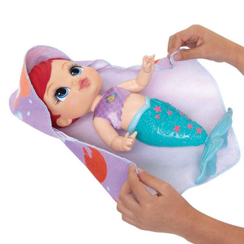 slide 6 of 13, Disney Princess Ariel Baby Bath Doll, 1 ct