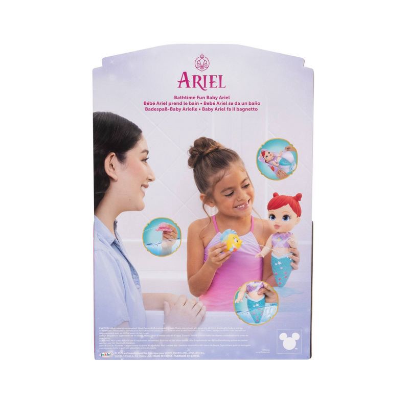 slide 11 of 13, Disney Princess Ariel Baby Bath Doll, 1 ct