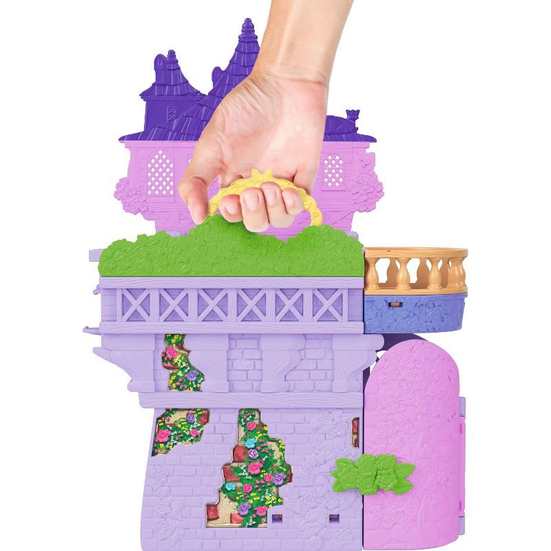 slide 3 of 6, Disney Princess Rapunzel Storytime Stackers Doll House, Small Doll, Pascal Figure & 7 Accessories, 1 ct