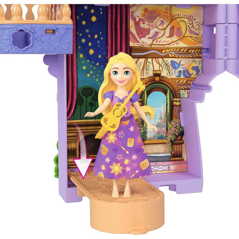slide 4 of 6, Disney Princess Rapunzel Storytime Stackers Doll House, Small Doll, Pascal Figure & 7 Accessories, 1 ct