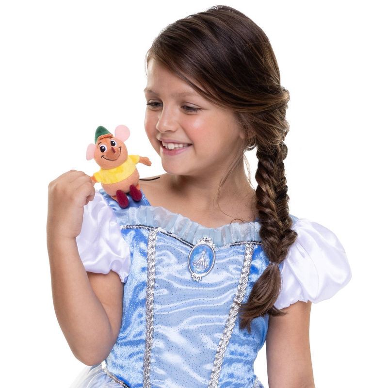 slide 4 of 10, Disney Princess Majestic Cinderella Dress with Gus Shoulder Plush Friend, 1 ct