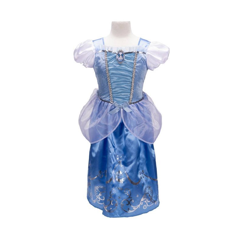 slide 7 of 10, Disney Princess Majestic Cinderella Dress with Gus Shoulder Plush Friend, 1 ct
