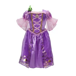 Disney Princess Majestic Rapunzel Dress with Pascal Shoulder Plush Friend