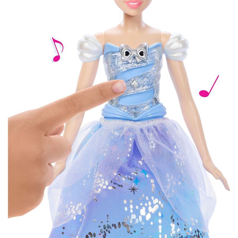slide 2 of 6, Disney Princess Enchanted Ballgown Cinderella Fashion Doll with Lights & Sounds, Inspired by Movie, 1 ct