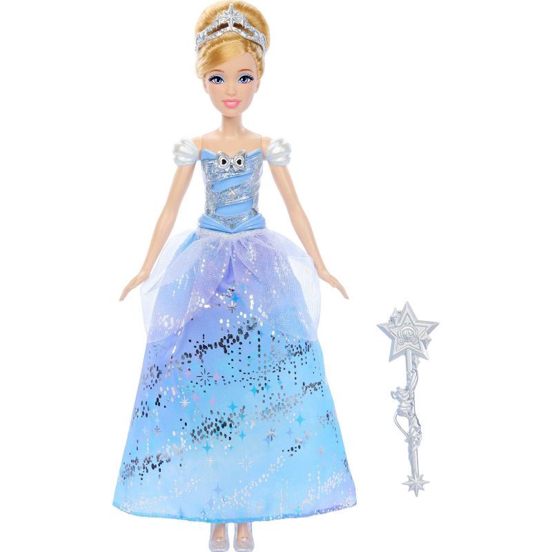 slide 5 of 6, Disney Princess Enchanted Ballgown Cinderella Fashion Doll with Lights & Sounds, Inspired by Movie, 1 ct