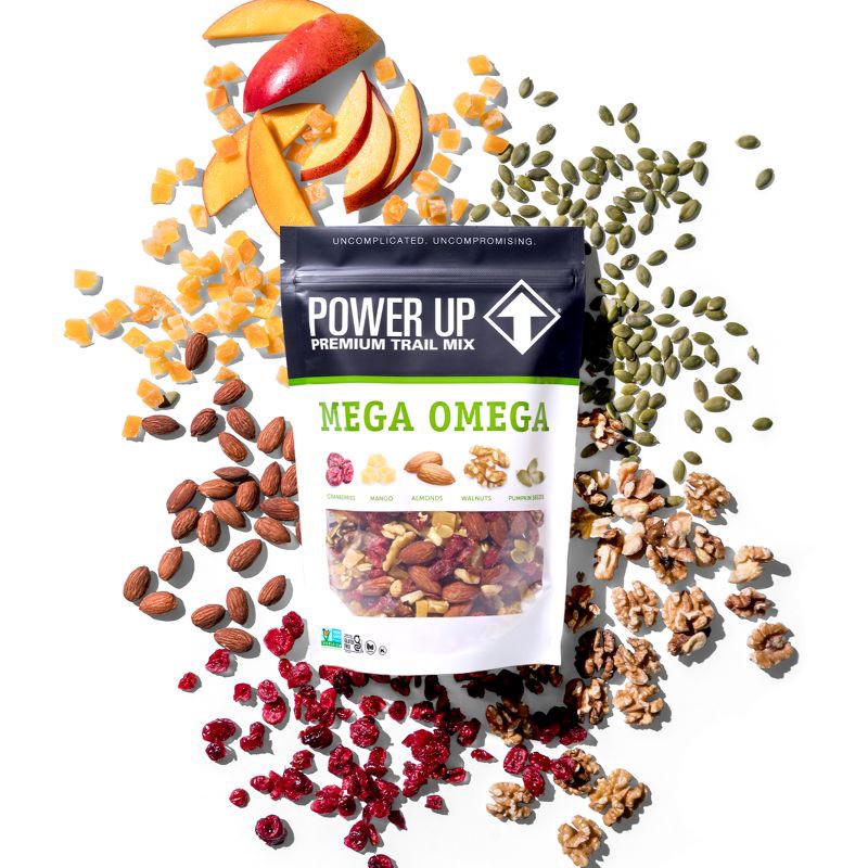slide 4 of 10, Power Up Trail Mix Mega Omega - 14oz, 14 oz