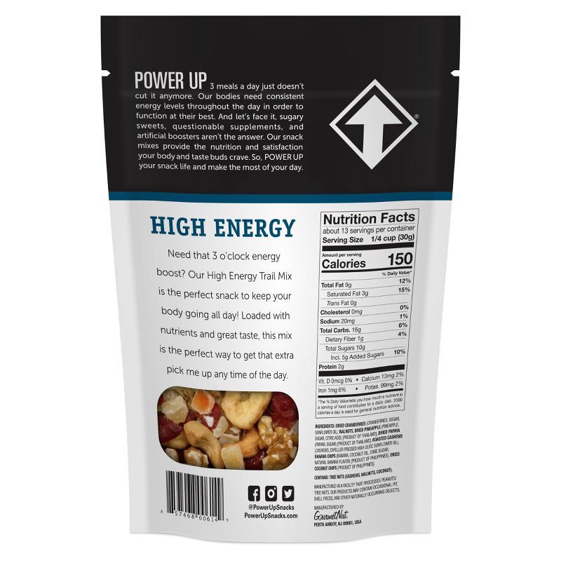 slide 2 of 10, Power Up Trail Mix High Energy - 14oz, 14 oz