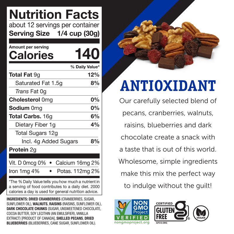 slide 2 of 9, Power Up Trail Mix Antioxidant - 13oz, 13 oz