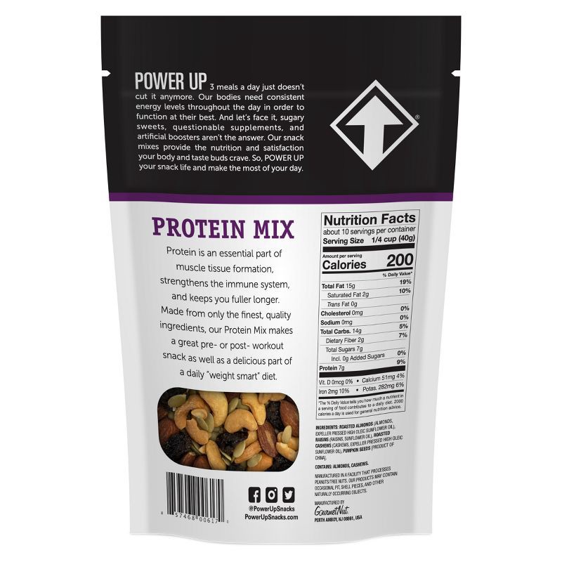 slide 2 of 10, Power Up Trail Mix Protein Mix - 14 oz, 14 oz