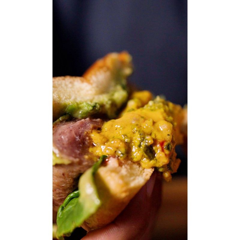 slide 3 of 4, Juicy Lucy Angus Beef Burger Patties Stuffed with Jalapeno Cheese - Frozen - 32oz/6ct, 32 oz, 6 ct