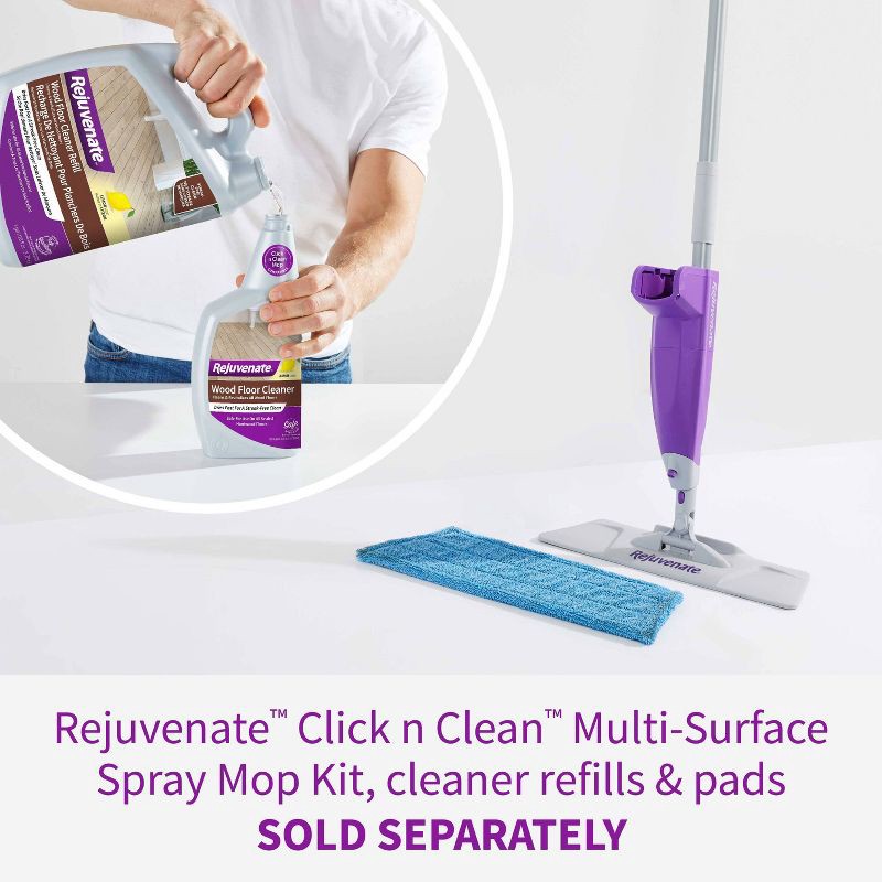 slide 7 of 10, Rejuvenate Wood Floor Cleaner Refill with Adapter - 32 fl oz, 32 fl oz