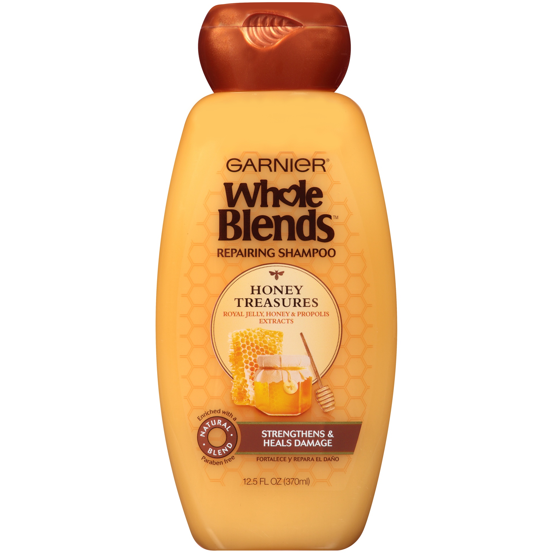 Garnier Whole Blends Honey Treasures Repairing Shampoo 12.5 fl oz Shipt