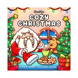 Random House Cozy Christmas - (Cozy Spaces Coloring) - by Coco Wyo (Paperback)