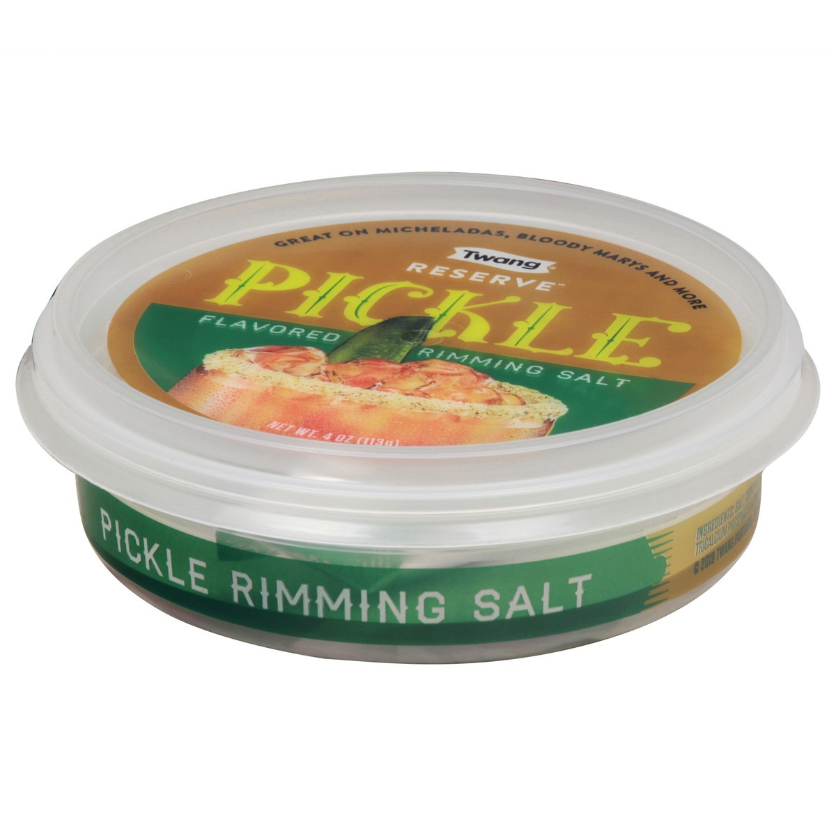 slide 10 of 10, Twang Reserve Pickle Flavored Rimming Salt 4 oz, 4 oz