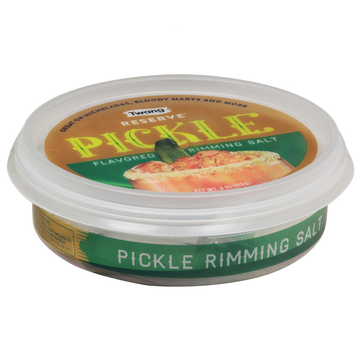 slide 6 of 10, Twang Reserve Pickle Flavored Rimming Salt 4 oz, 4 oz