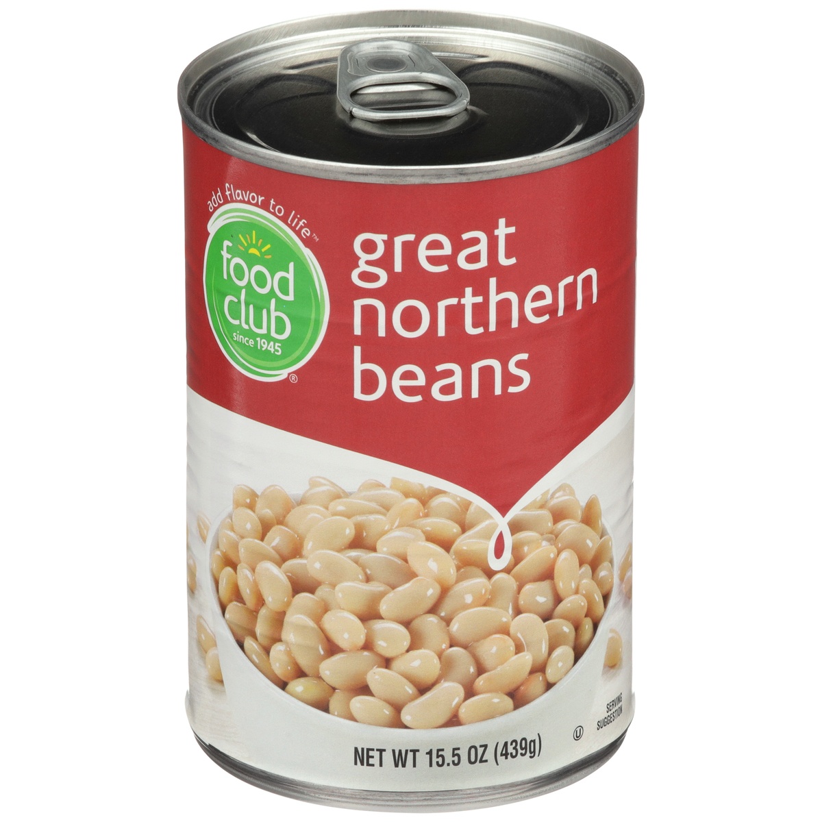 slide 1 of 1, Food Club Great Northern Beans, 15.5 oz