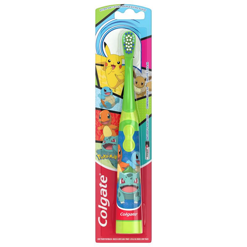 slide 2 of 6, Colgate Kids' Battery Powered Toothbrush - Pokemon, 1 ct