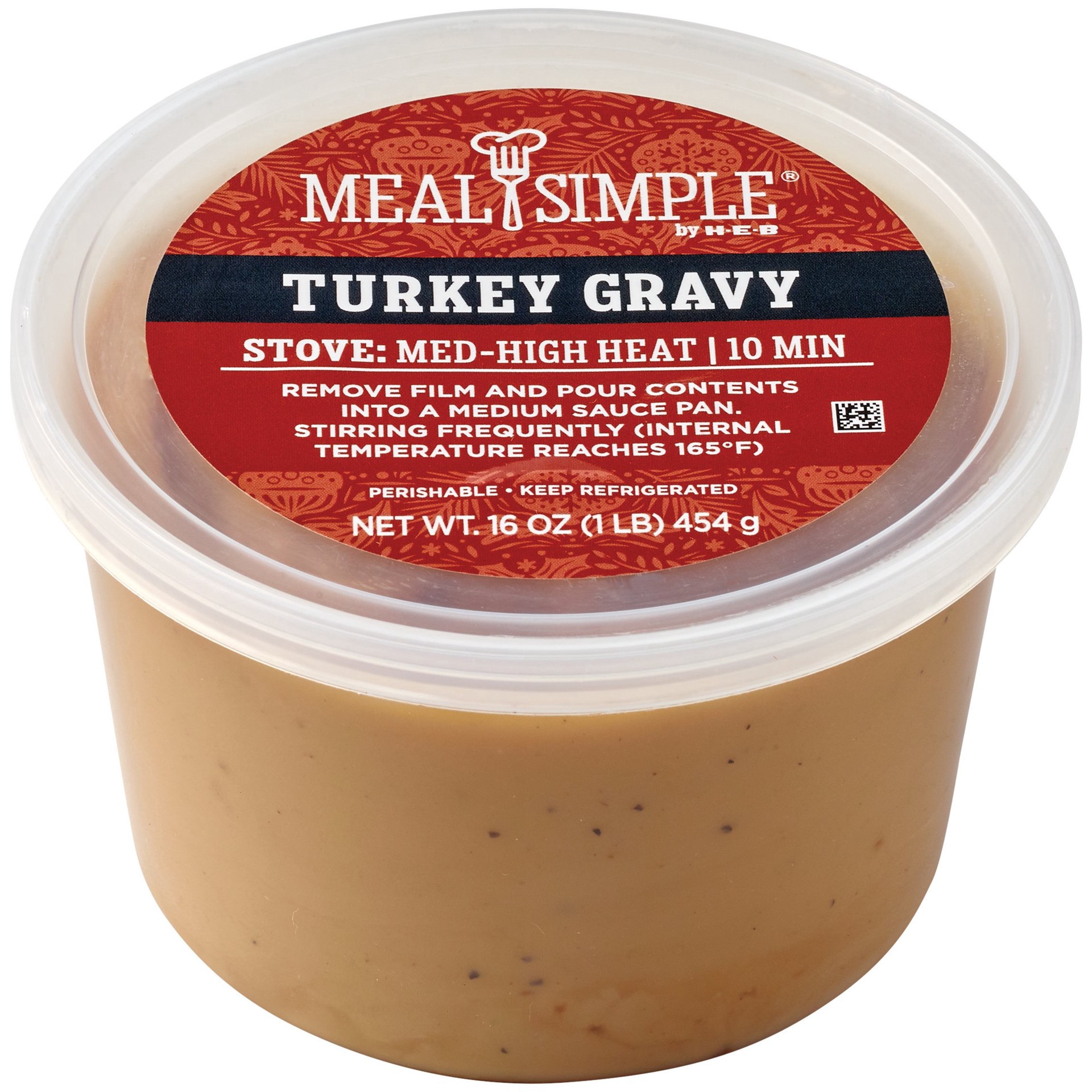 slide 1 of 1, H-E-B Meal Simple Turkey Gravy, 16 oz