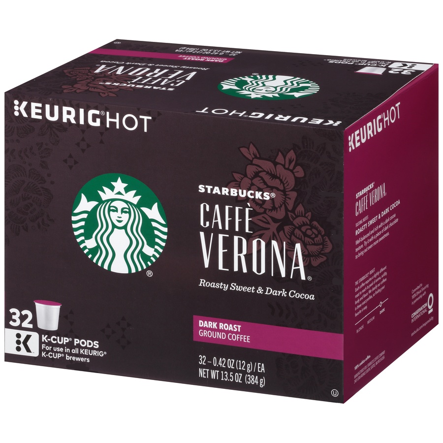 slide 5 of 7, Starbucks Caff Verona K-Cup Pods - 32 ct, 32 ct