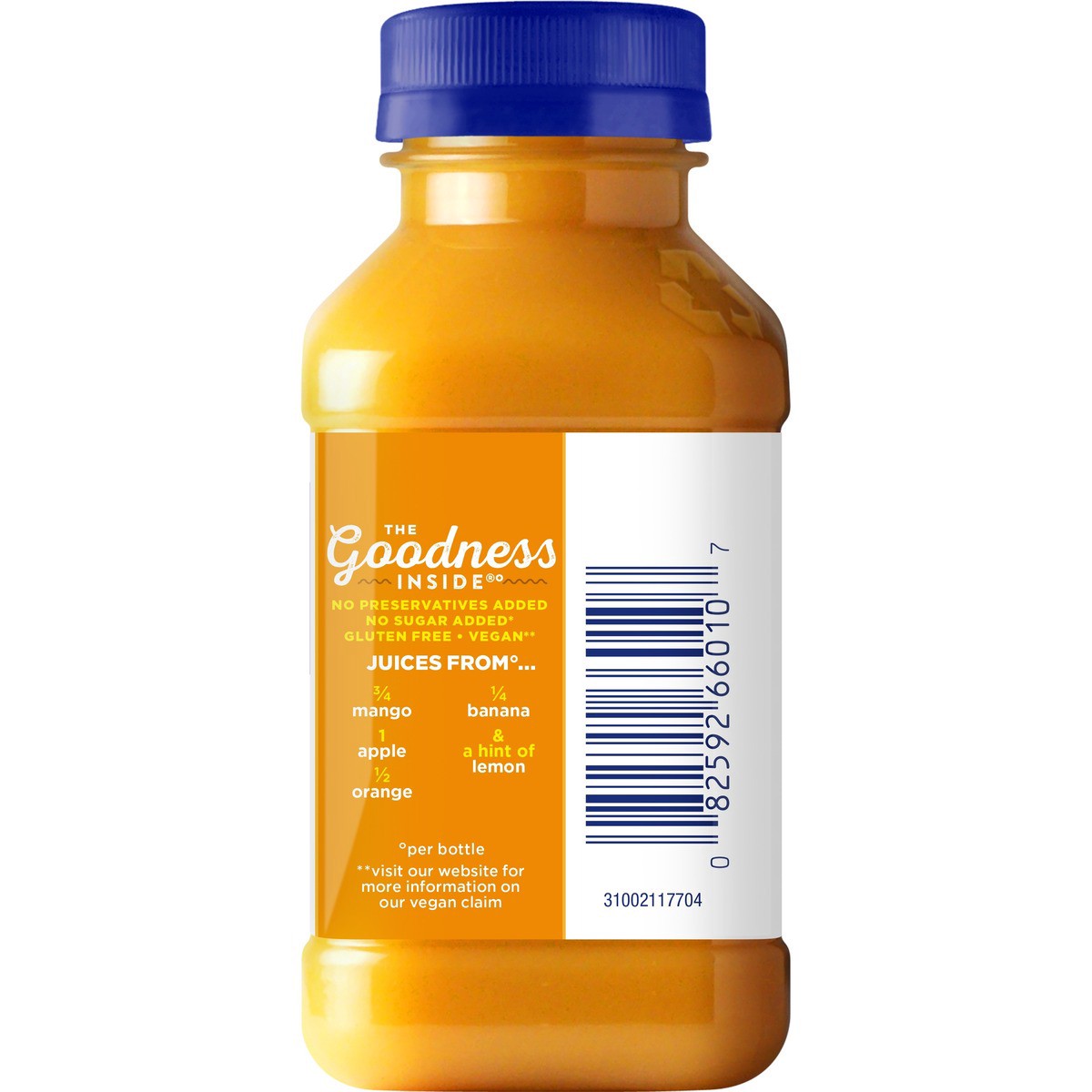 slide 12 of 13, Naked Pure Fruit Mighty Mango Juice Smoothie 10 Fluid Ounce Plastic Bottle - 10 oz, 10 oz