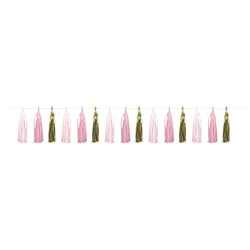 Creative Converting Pink Gold Celebrations Party Tissue Garland