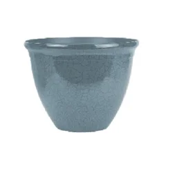 16 Inch Tucson Planter - Blue Crackle