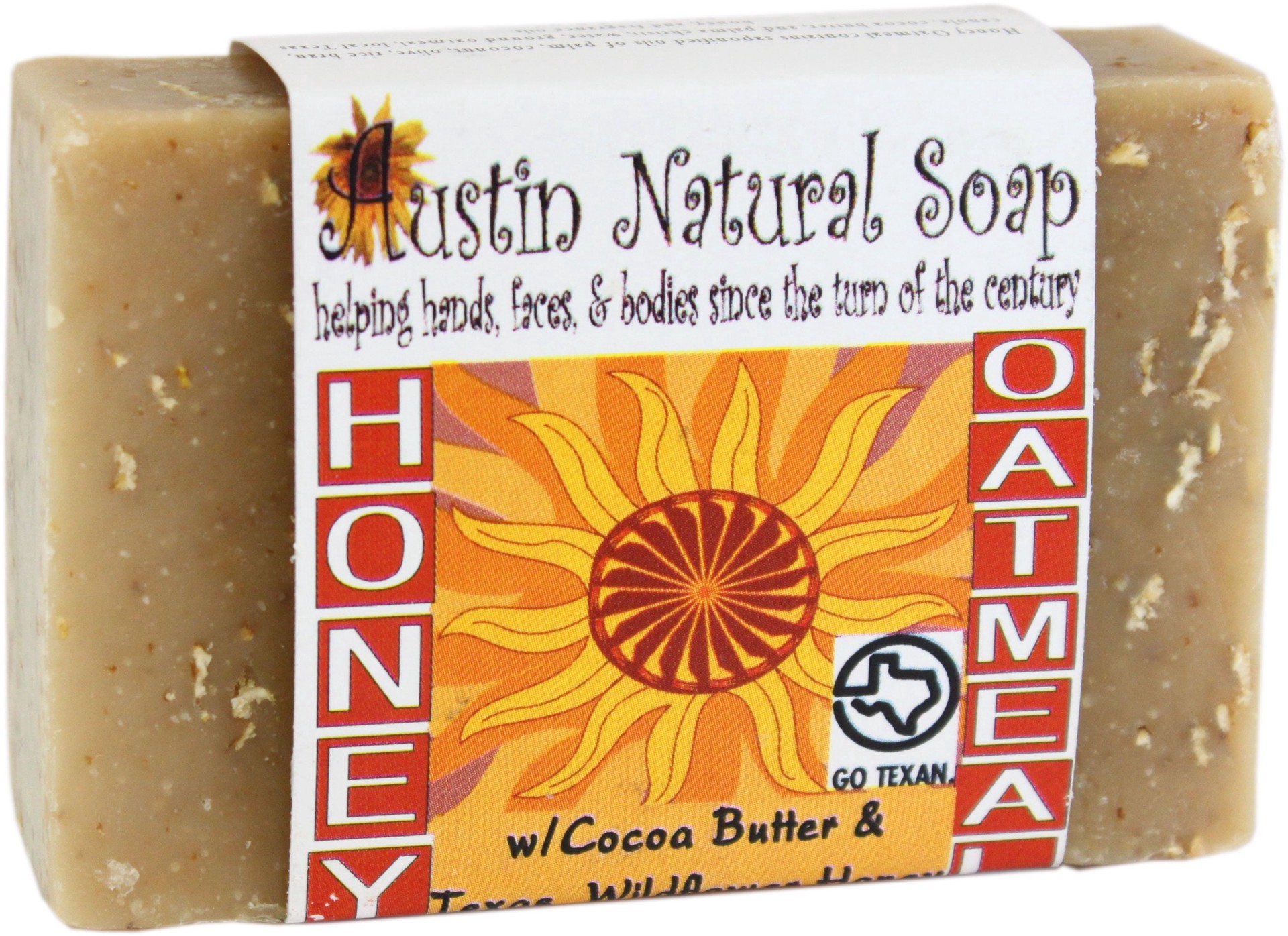 slide 1 of 1, Austin Natural Soap Honey Oatmeal Bar Soap, 4.5 oz