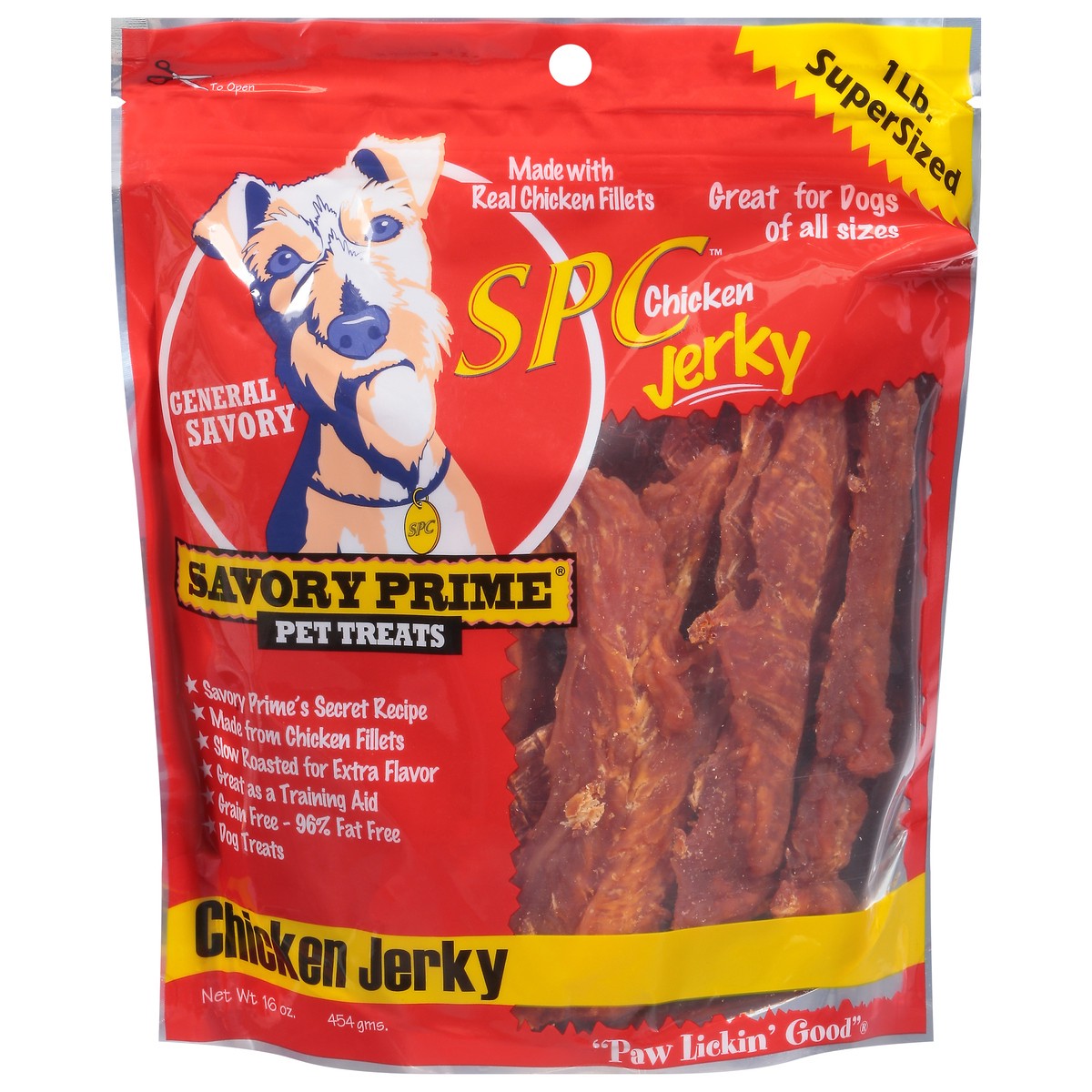 slide 3 of 14, Savory Prime Chicken Jerky Dog Treats 16 oz, 16 oz