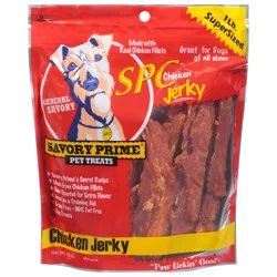 Savory Prime Chicken Jerky Dog Treats 16 oz