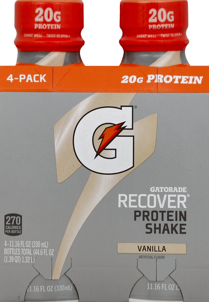 slide 1 of 4, Gatorade Protein Shake 4 ea, 4 ct; 11.16 fl oz