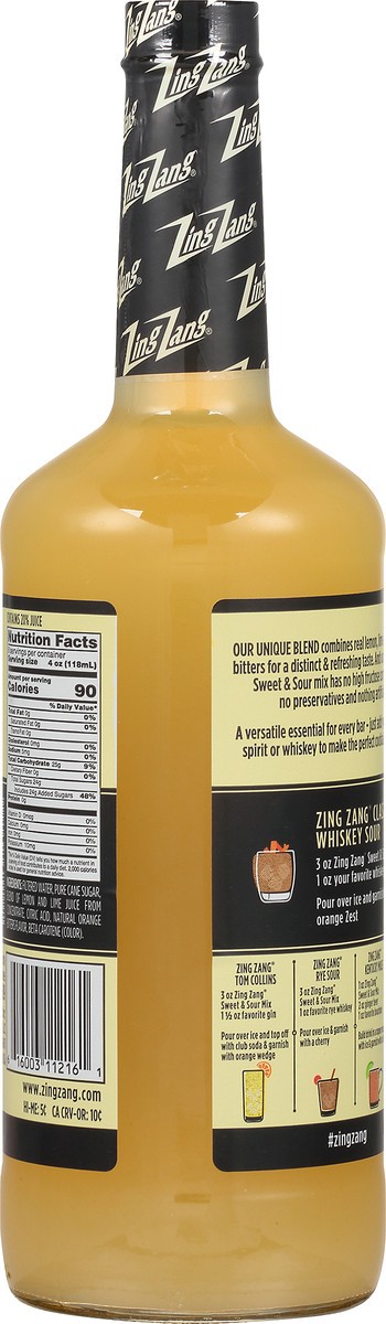 slide 8 of 11, Zing Zang All Natural Sweet & Sour Mix 32 oz, 32 oz