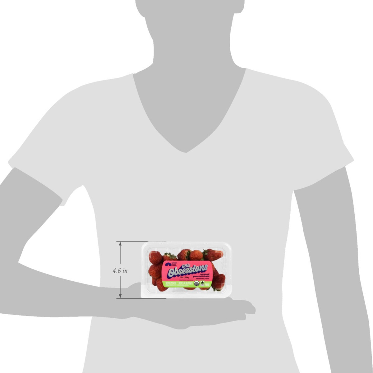 slide 10 of 12, Nature Fresh Farms Little Obsessions Organic Strawberries 10 oz, 