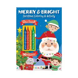 Dreamtivity Merry & Bright! Christmas Coloring - (Color & Activity with Crayons) by Editors of Silver Dolphin Books (Paperback)