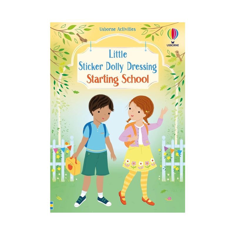 slide 1 of 1, Usborne Books Little Sticker Dolly Dressing Starting School - by Fiona Watt (Paperback), 1 ct