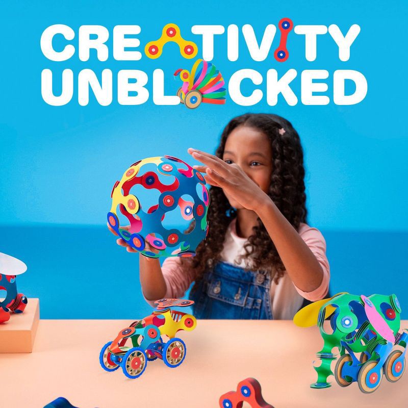 slide 5 of 6, Clixo Tiny & Mighty Magnetic Building Set - Space, 1 ct