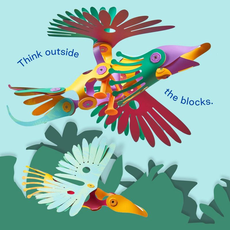 slide 6 of 7, Clixo Jungle Birds Magnetic Building Set: 24 Pieces for Creative Thinking & Creativity, 24 ct