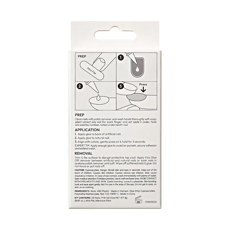 slide 7 of 7, KISS Products Voguish Fantasy Fake Nails - Golden Warmth - 31ct, 31 ct