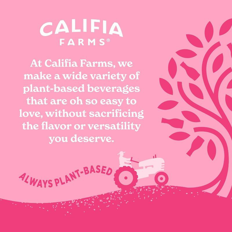 slide 7 of 8, Califia Farms Strawberry Creme Refresher - 48 fl oz, 48 fl oz