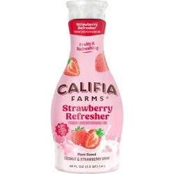 Califia Farms Strawberry Creme Refresher - 48 fl oz