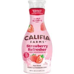 Califia Farms Strawberry Creme Refresher - 48 fl oz