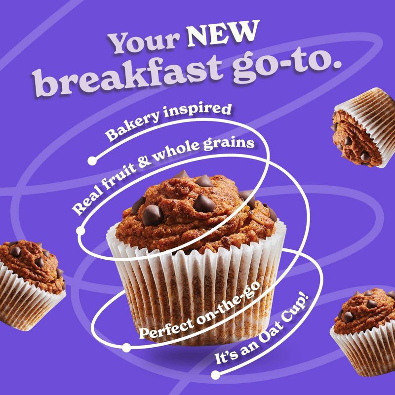 slide 7 of 7, MadeGood Snack Bars Banana Chocolate Chip Oat Cups - 6.15oz/5ct, 5 ct; 6.15 oz