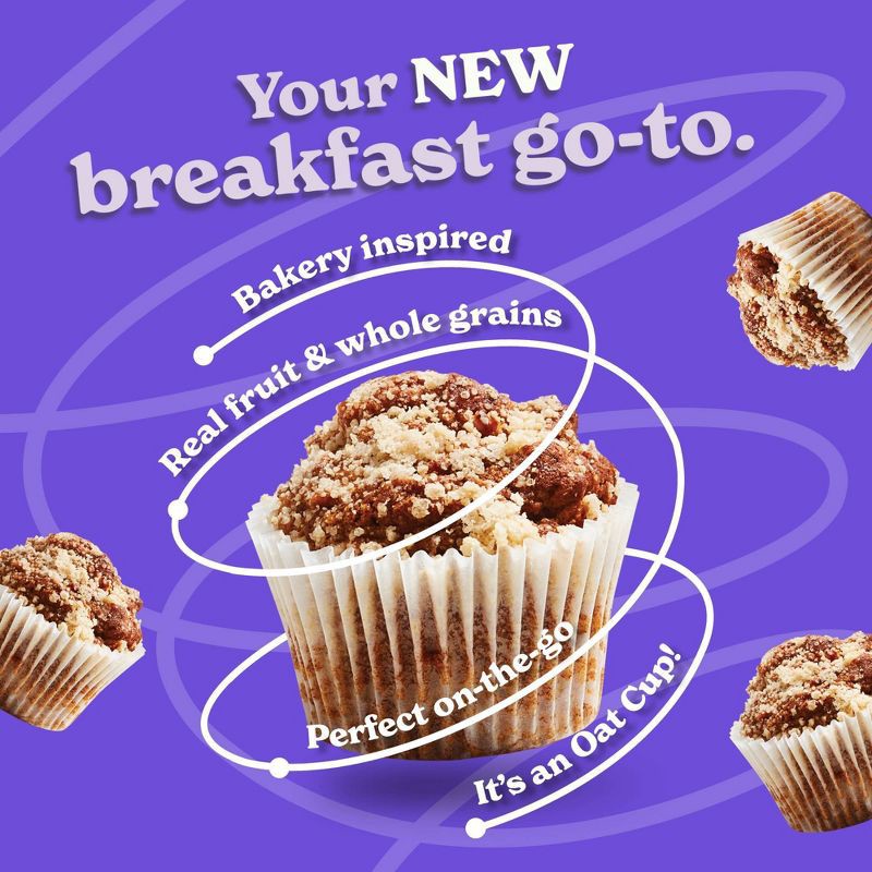 slide 7 of 7, MadeGood Snack Bars Apple Crumble Oat Cups - 6.15oz/5ct, 5 ct; 6.15 oz