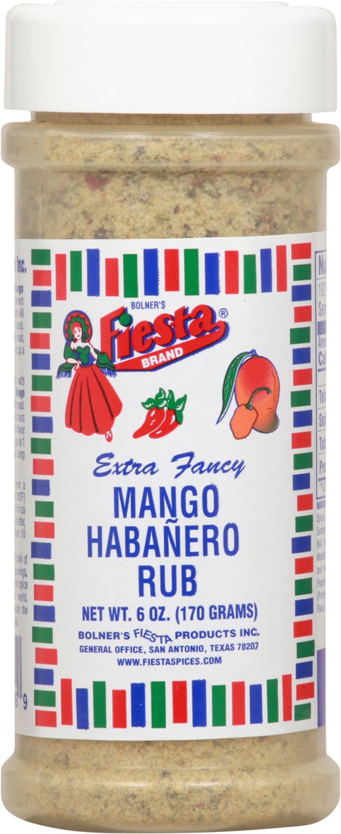 slide 9 of 12, Fiesta Extra Fancy Mango Habanero Rub 6 oz, 6 oz