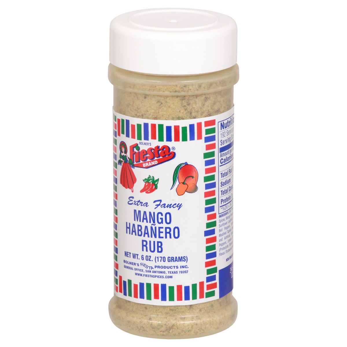 slide 5 of 12, Fiesta Extra Fancy Mango Habanero Rub 6 oz, 6 oz